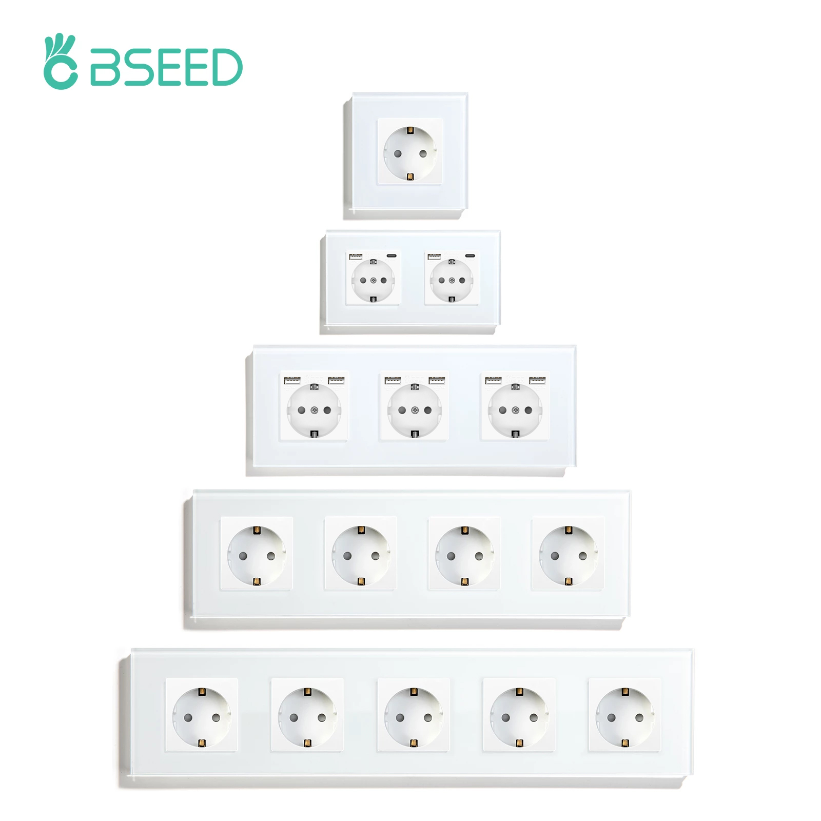 Home Improvement Outlet - مقبس كهربائي أوروبي روسي من Bseed