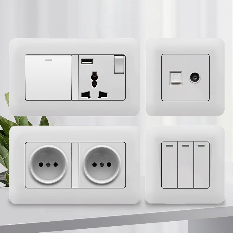 Home Improvement Outlet - الاتحاد الأوروبي الروسية الأبيض الجدار التبديل