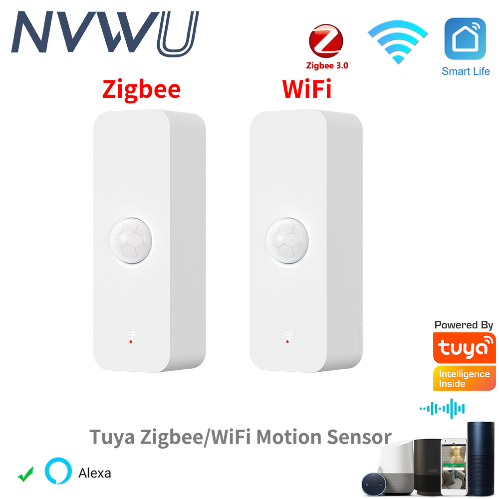 Tuya WiFi Zigbee PIR محس حركة  - مراجعة Home Improvement Hardware وسعره