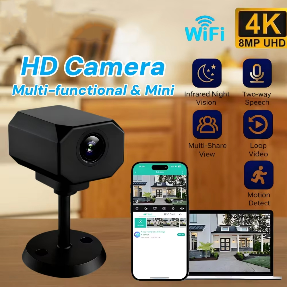كاميرا أمان WiFi بدقة 4K للمنز - مراجعة Home Improvement Hardware وسعره