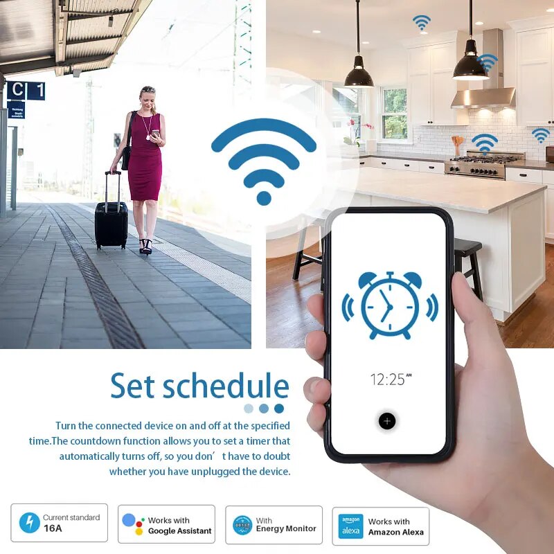 مقبس الاتحاد الأوروبي الذكي وا - مراجعة Home Improvement Outlet وسعره