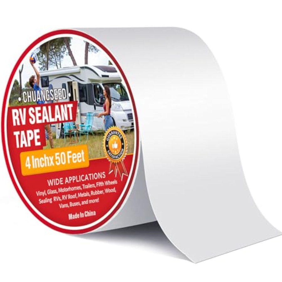شريط لاصق أبيض لسقف المركبات ا - مراجعة Roof Sealant Patch وسعره