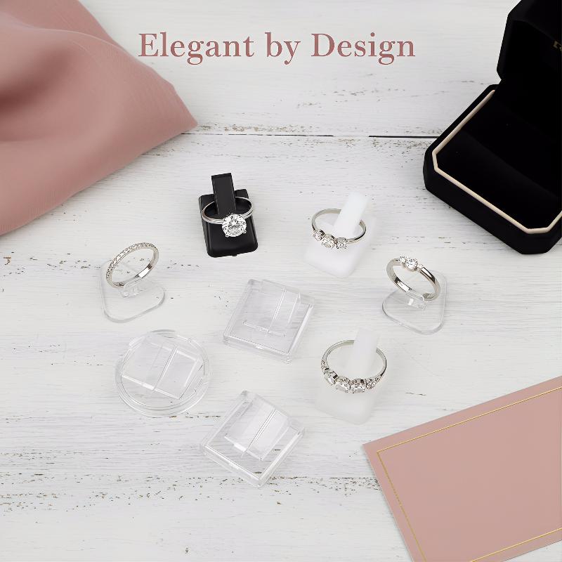 حوامل عرض حلقات بلاستيكية شفاف - مراجعة Home Improvement Outlet Stores وسعره