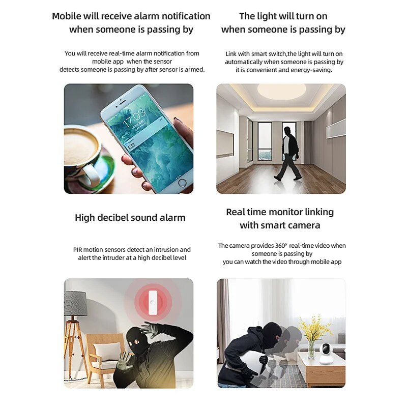 جهاز استشعار الحركة Tuya-Zigbe - مراجعة Home Improvement Hardware وسعره