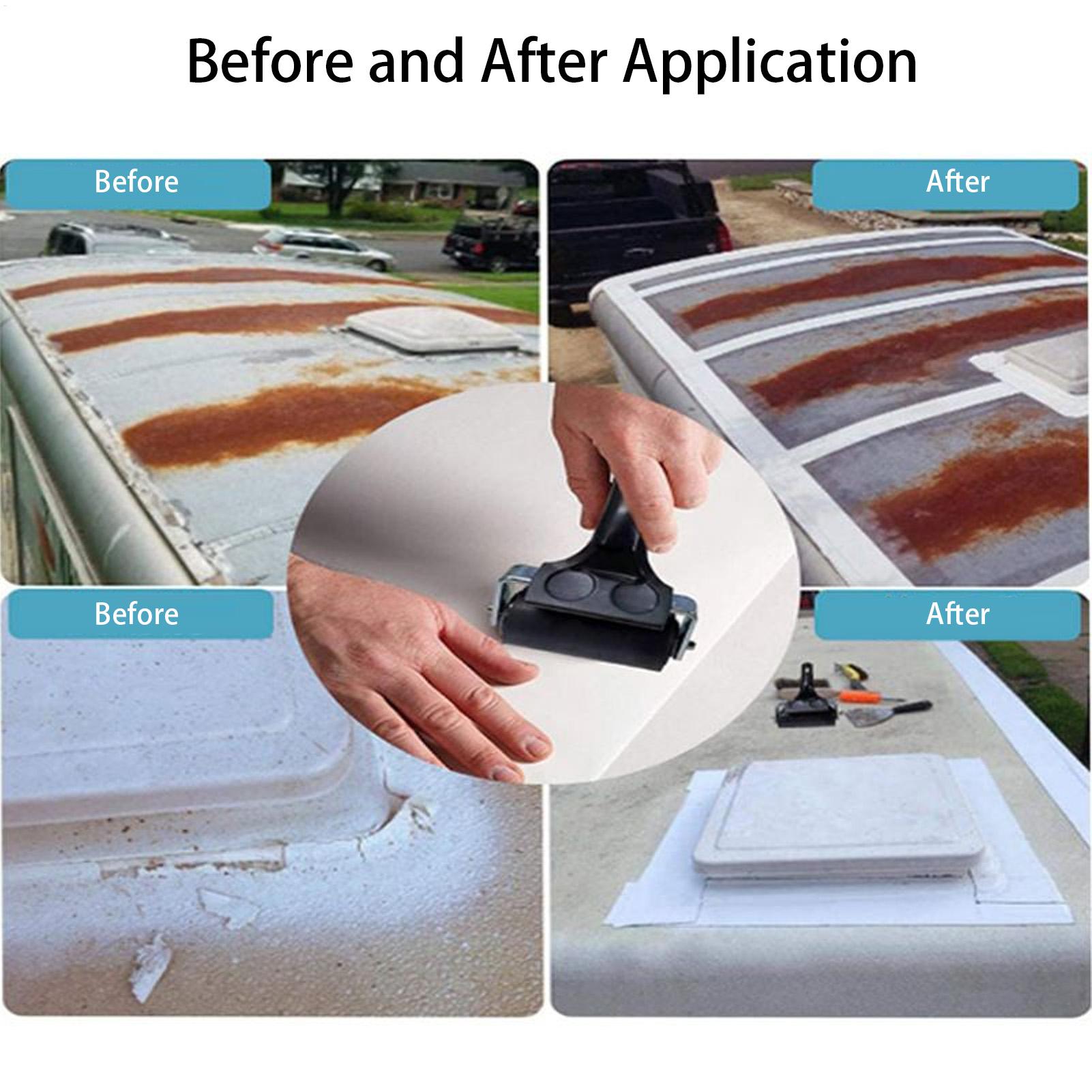 RV سقف شريط عازل مقاوم للماء س - مراجعة Roof Sealant Patch وسعره